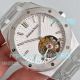 Swiss Clone Audemars Piguet Royal Oak Tourbillon Watch SS White Dial (4)_th.jpg